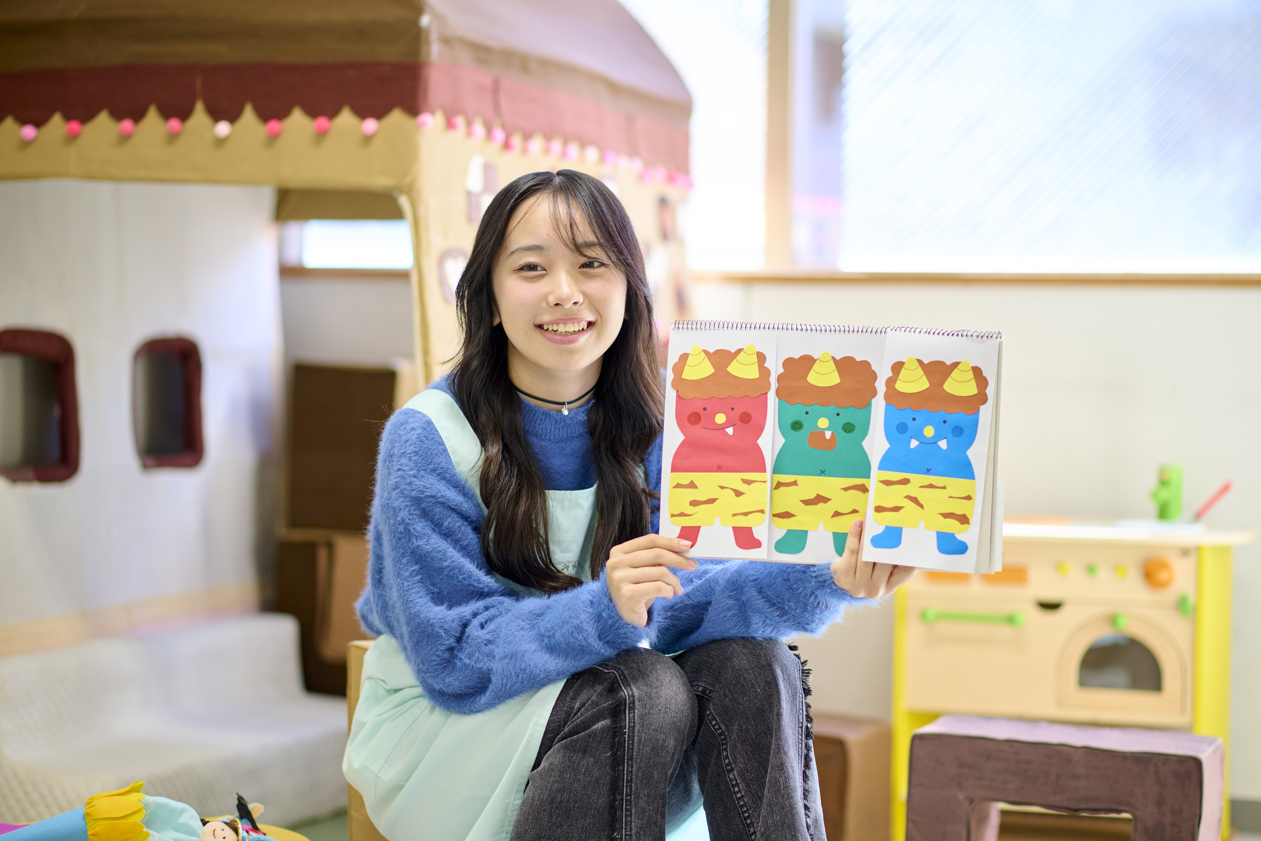 保育士を目指す学生